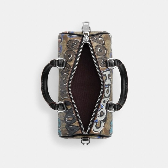 Coach Signature Coach × Mint + Serf Lacey Barrel Multi Colored Crossbody Bag NWT - Picture 3 of 14